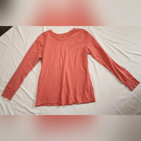 Peaches Womens Long Sleeve Stretchy Athleisure Top Large - Picture 8 of 10